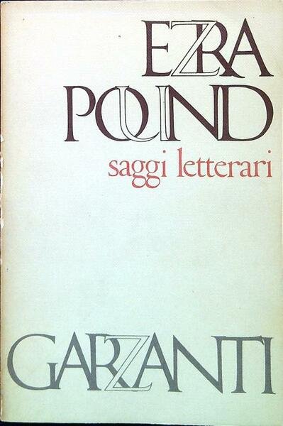 Saggi letterari