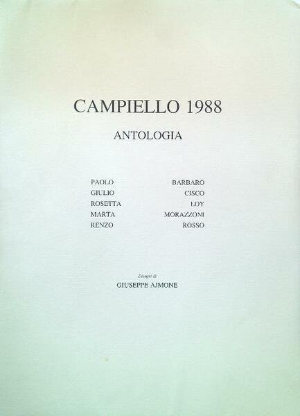 Campiello 1988. Antologia