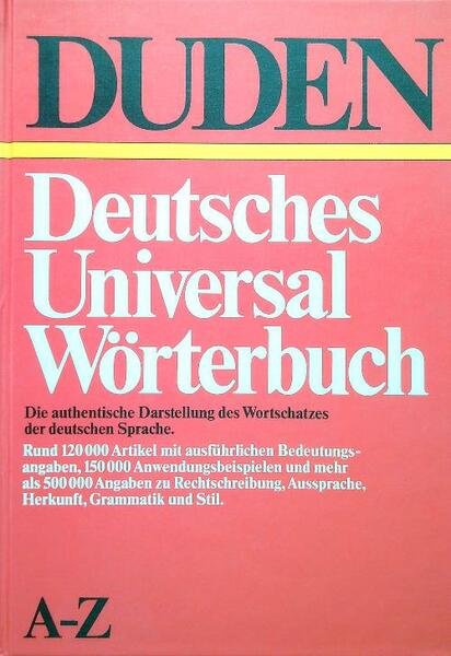 Duden - Deutsches Universalwörterbuch A-Z