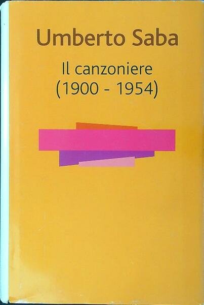 Il canzoniere 1900 1954
