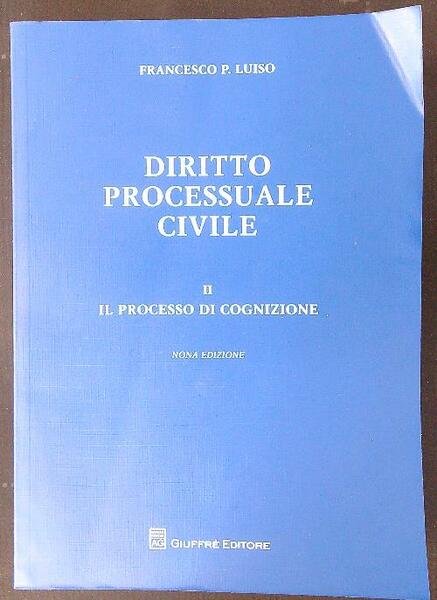 Diritto processuale civile II