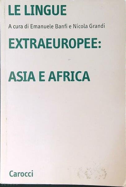 Le lingue extraeuropee: Asia e Africa