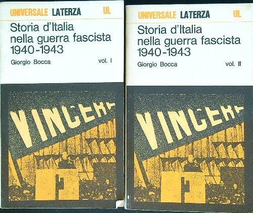 Storia d'Italia nella guerra fascista 1940-1943 2 vv. | Immagine principale