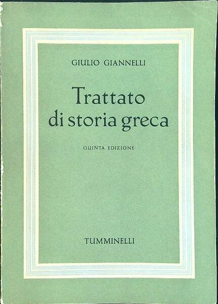Trattato di storia Greca