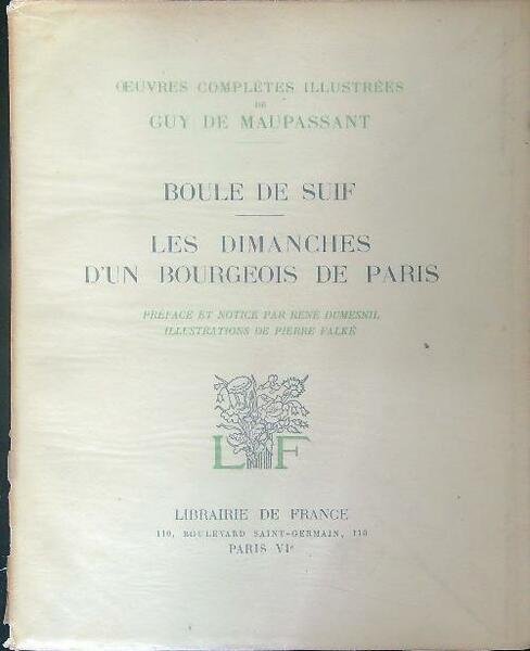 Oeuvres completes illustrees de Guy De Maupassant 15 vv
