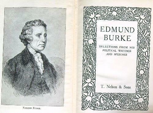 Edmund Burke: Selections from His Political Writings and Speeches | Immagine principale