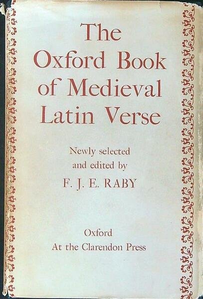 The Oxford Book of Medieval Latin Verse