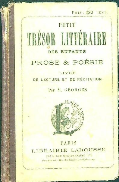 Petit tresor litteraire