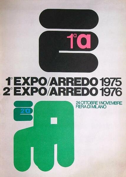 1a Expo /Arredo 1975 2a Expo/Arredo 1976