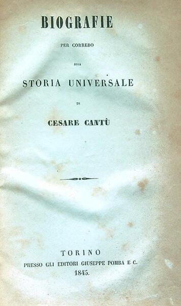 Biografie per corredo alla storia universale | Immagine Gallery 1