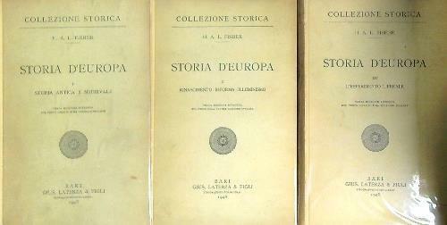 Storia d'Europa. 3vv