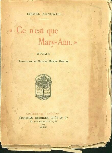 Ce n'est que Mary-Ann