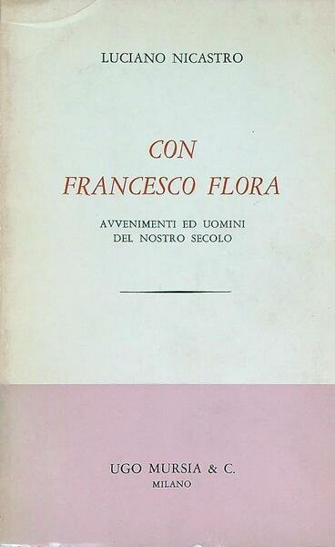 Con Francesco Flora