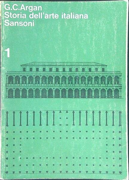 Storia dell'arte Italiana 1