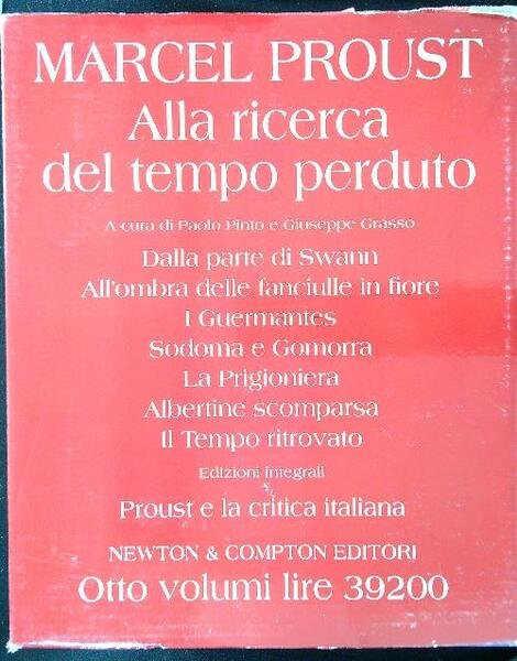 Alla ricerca del tempo perduto 8 vv