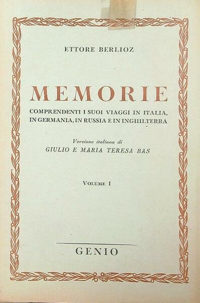 Memorie. 2vv
