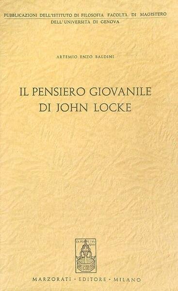 Il pensiero giovanile di John Locke