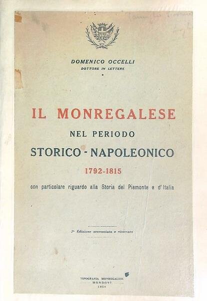Il Monregalese nel periodo storico-napoleonico 1792-1815
