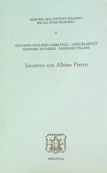 Incontro con Albino Pierro | Immagine principale