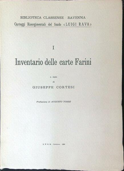 Inventario della carte Farini
