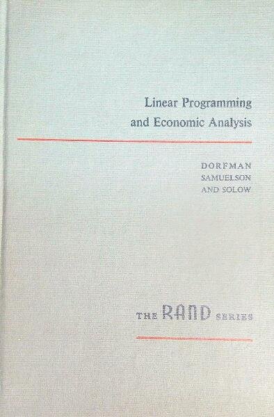 Linear Programming and Economic Analysis