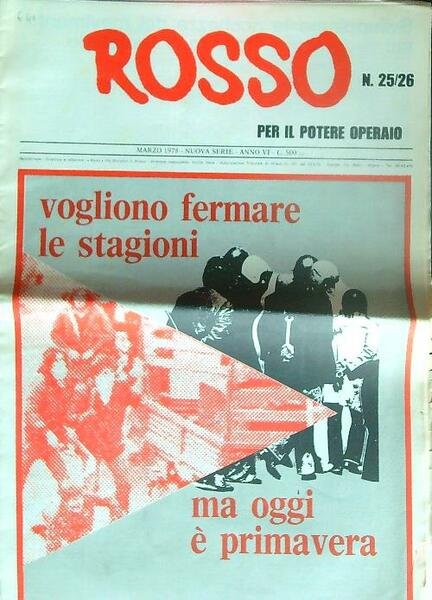 Rosso n. 25/26 Marzo 1978