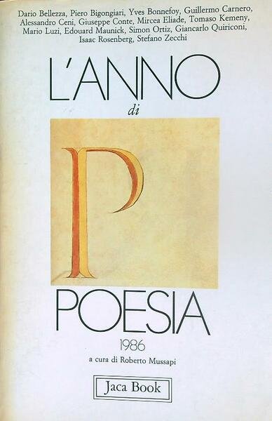 L'anno di poesia 1986 | Immagine principale