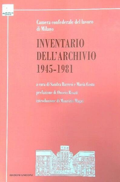Inventario dell'Archivio 1945-1981