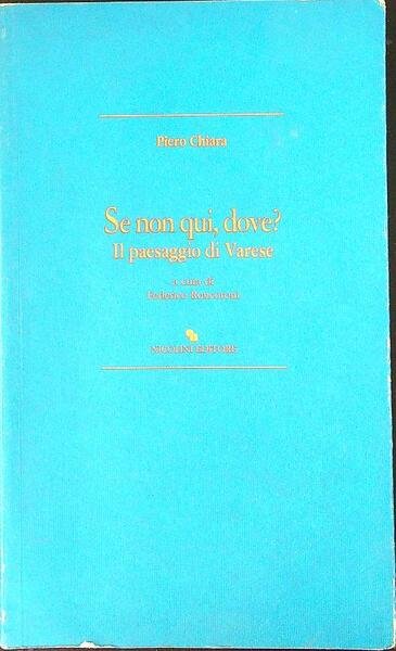 Se non qui, dove? | Immagine principale