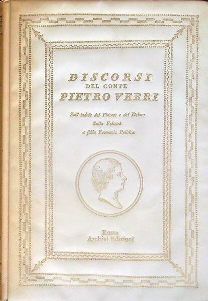 Discorsi del conte Pietro Verri