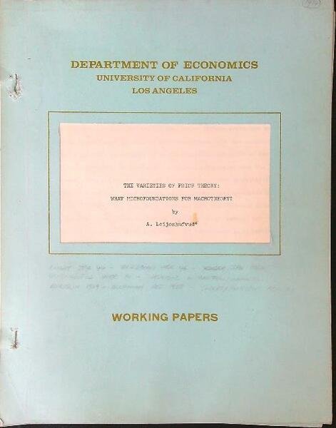 Department of economics