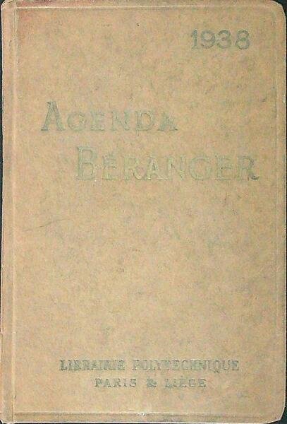 Agenda Beranger 1938
