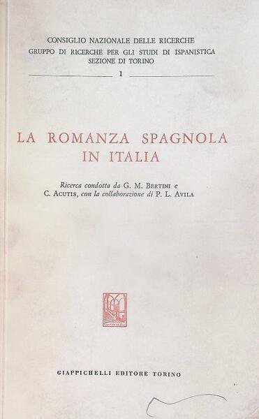 La romanza spagnola in Italia