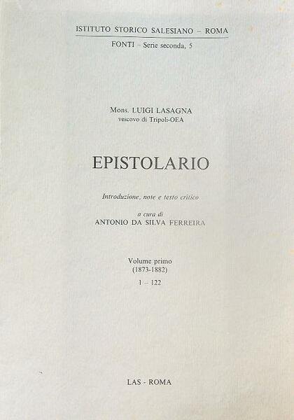 Epistolario vol.1 | Immagine principale