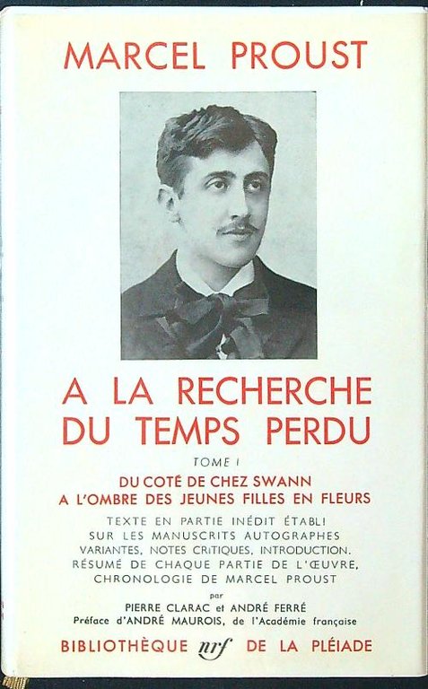 A la recherche du temps perdu tome I