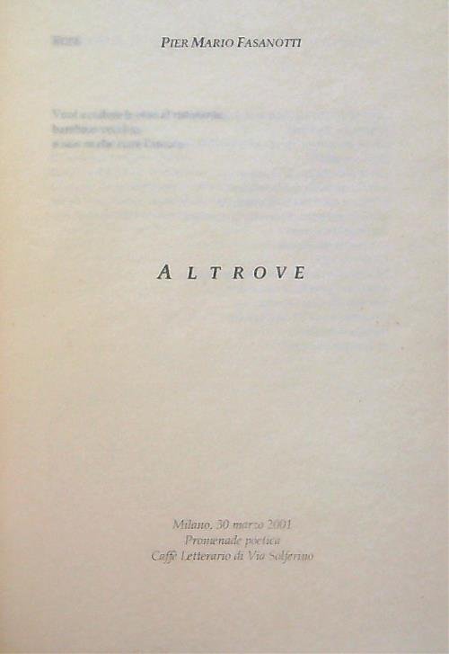 Altrove