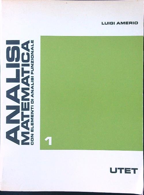 Analisi matematica vol. 1