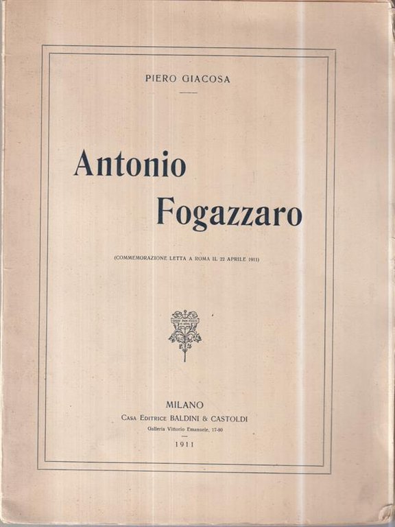 Antonio Fogazzaro