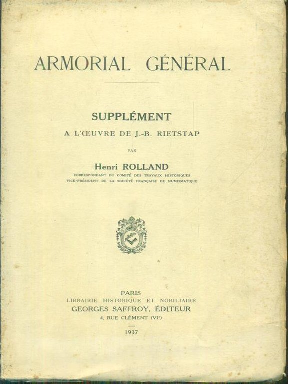Armorial general supplement