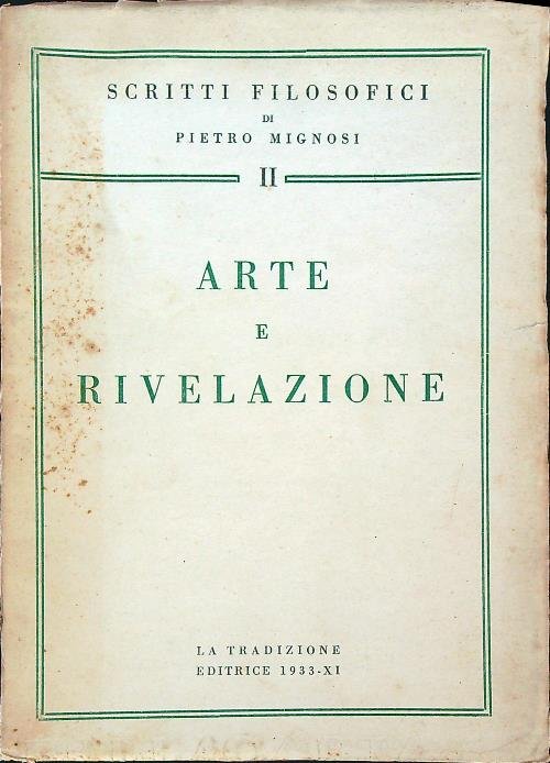 Arte e rivelazione