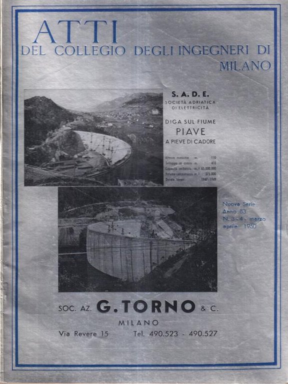 Atti del collegio degli ingegneri di Milano n. 3-4 anno … | Immagine Gallery 2