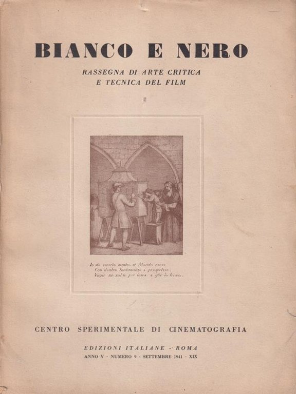 Bianco e Nero. Anno 5 n.9 Settembre 1941