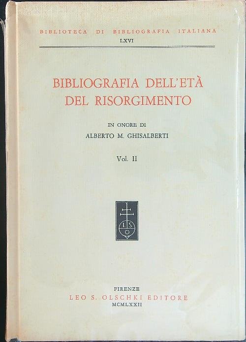 Bibliografia dell'eta' del Risorgimento II | Immagine Gallery 2