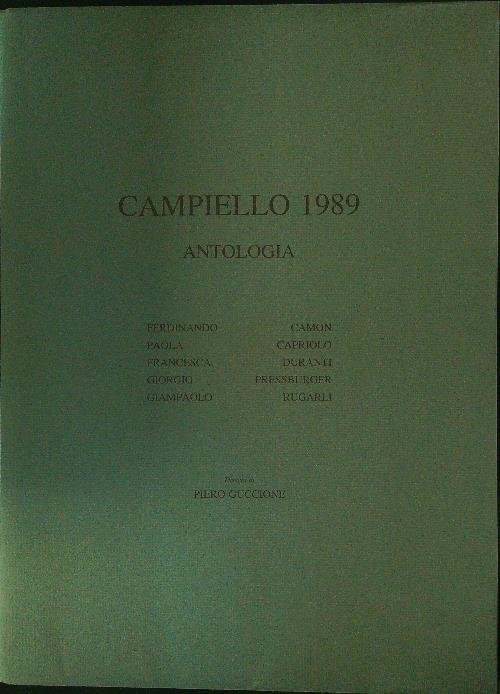Campiello 1989 Antologia