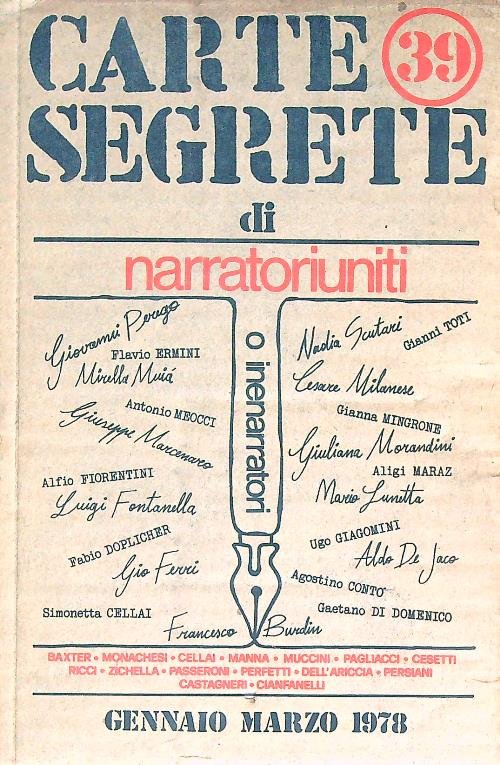 carte segrete 39/1978