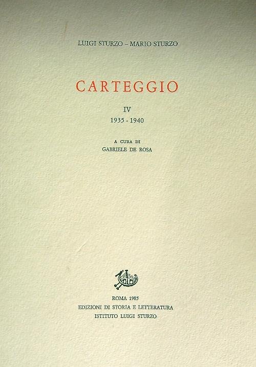 Carteggio. 5vv | Immagine principale