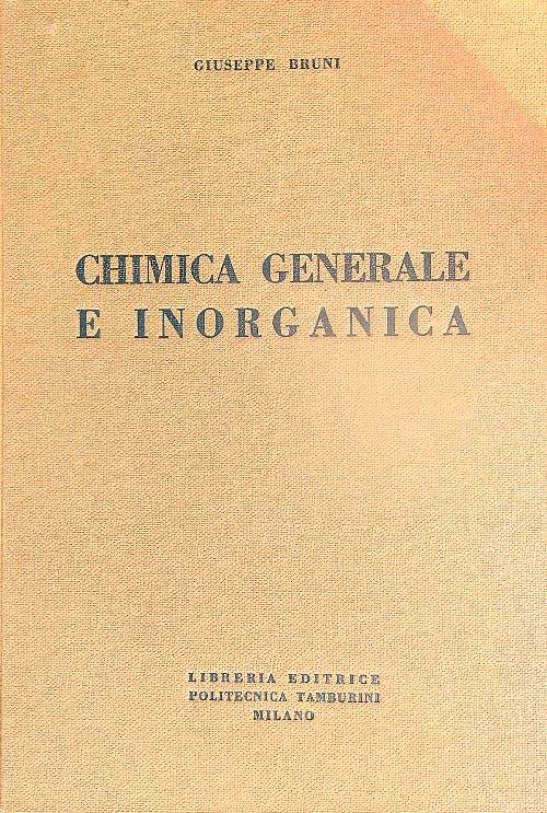 Chimica generale e inorganica