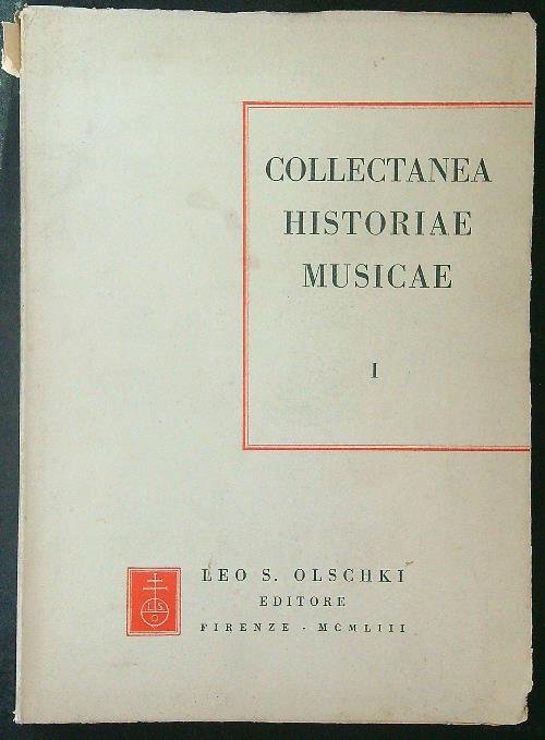 Collectanea historiae musicae I | Immagine principale