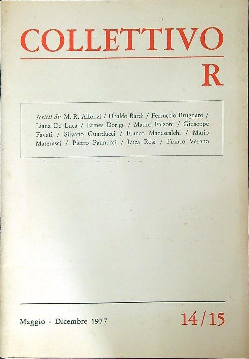 Collettivo R n. 14/15/Maggio-Dicembre 1977