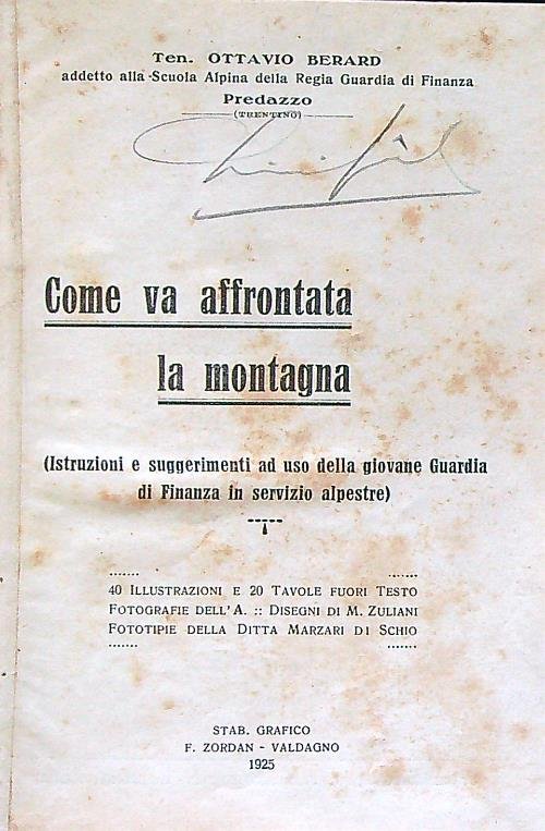 Come va affrontata la montagna